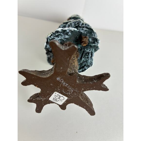 Dept. 56 Christmas Tree Village Pole Pine cold Cast Porcelain Box 8" Tall - Picture 5 of 6